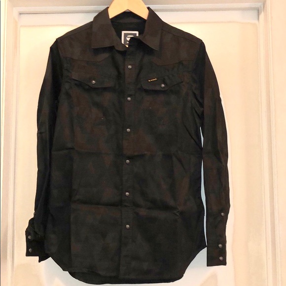 🆕G-STAR Raw Camouflage Shirt outer chest pockets - Picture 1 of 8